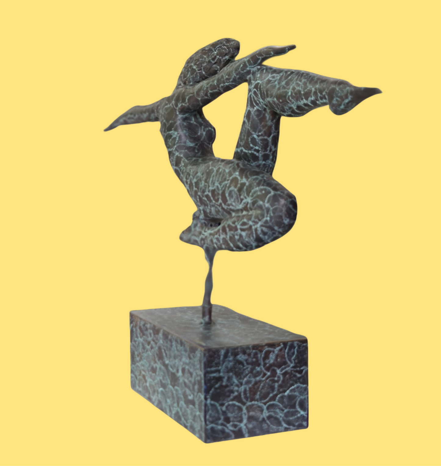 Art Abstract Bronze Sculpture Modern Art Statue Female Figure