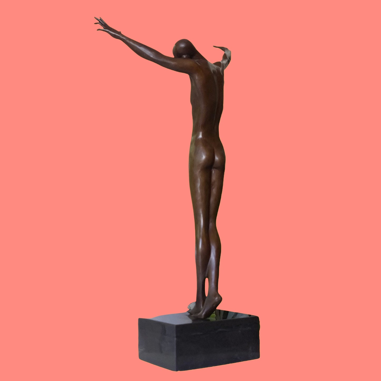Art Abstract Bronze Sculpture Modern Art Statue Male Figure
