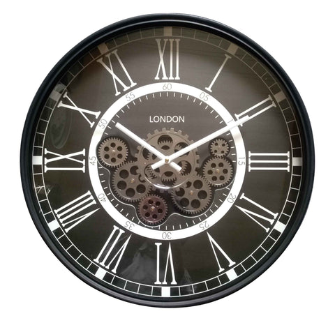 London Classic 54.5 Cm Numeral Moving Gear wall clock