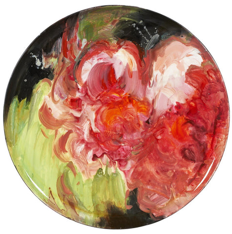 Impressionist Floral Handpainted Deco Plate (70% OFF)