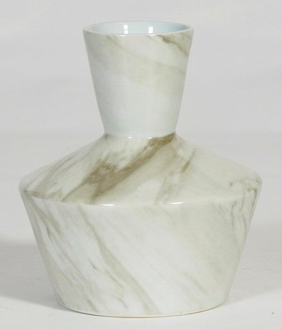 Large Modern Solid Carrara Marble Vase (70% OFF)
