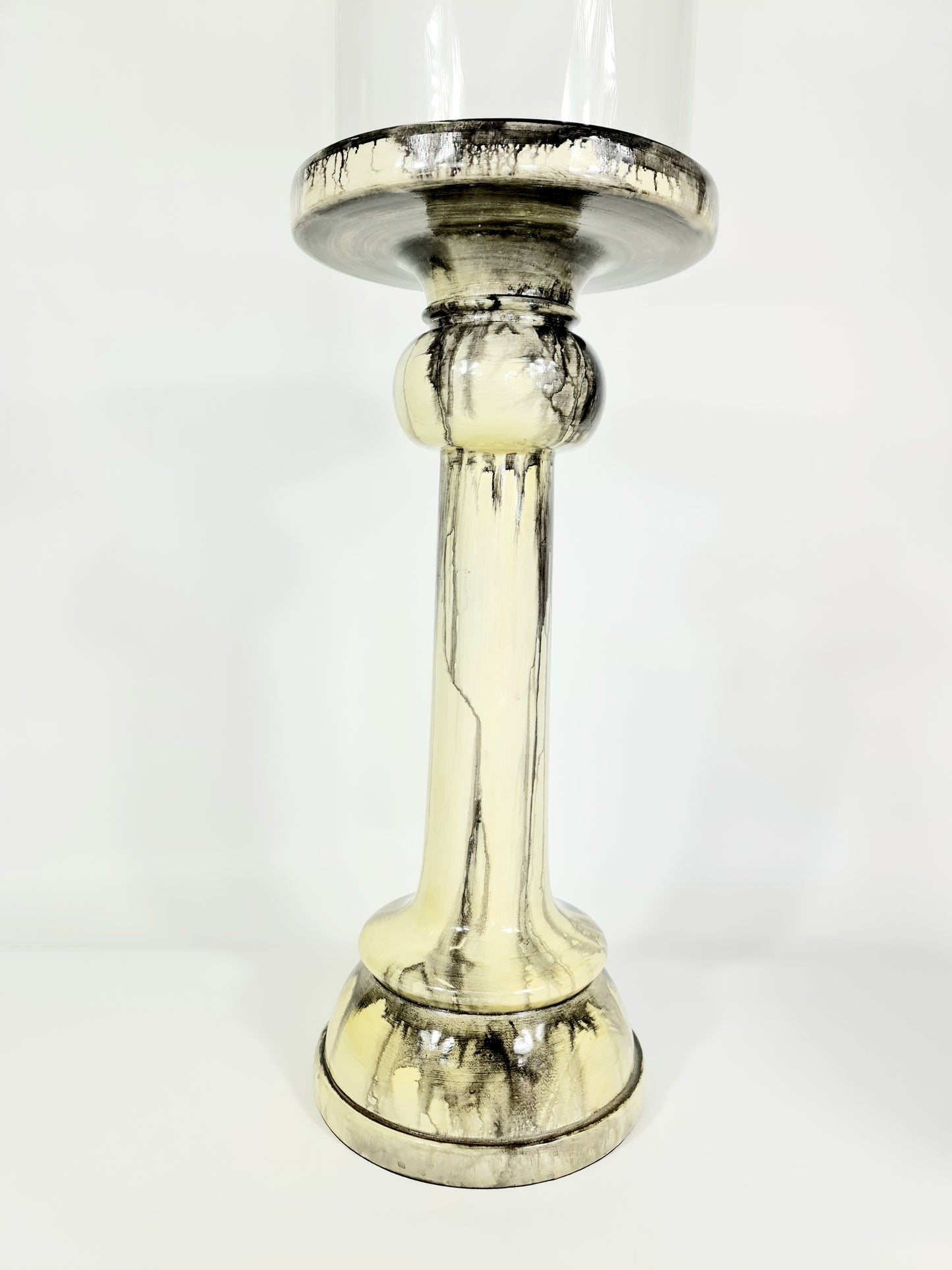 X Large Hurricane Candle Holder: Onyx Gradient
