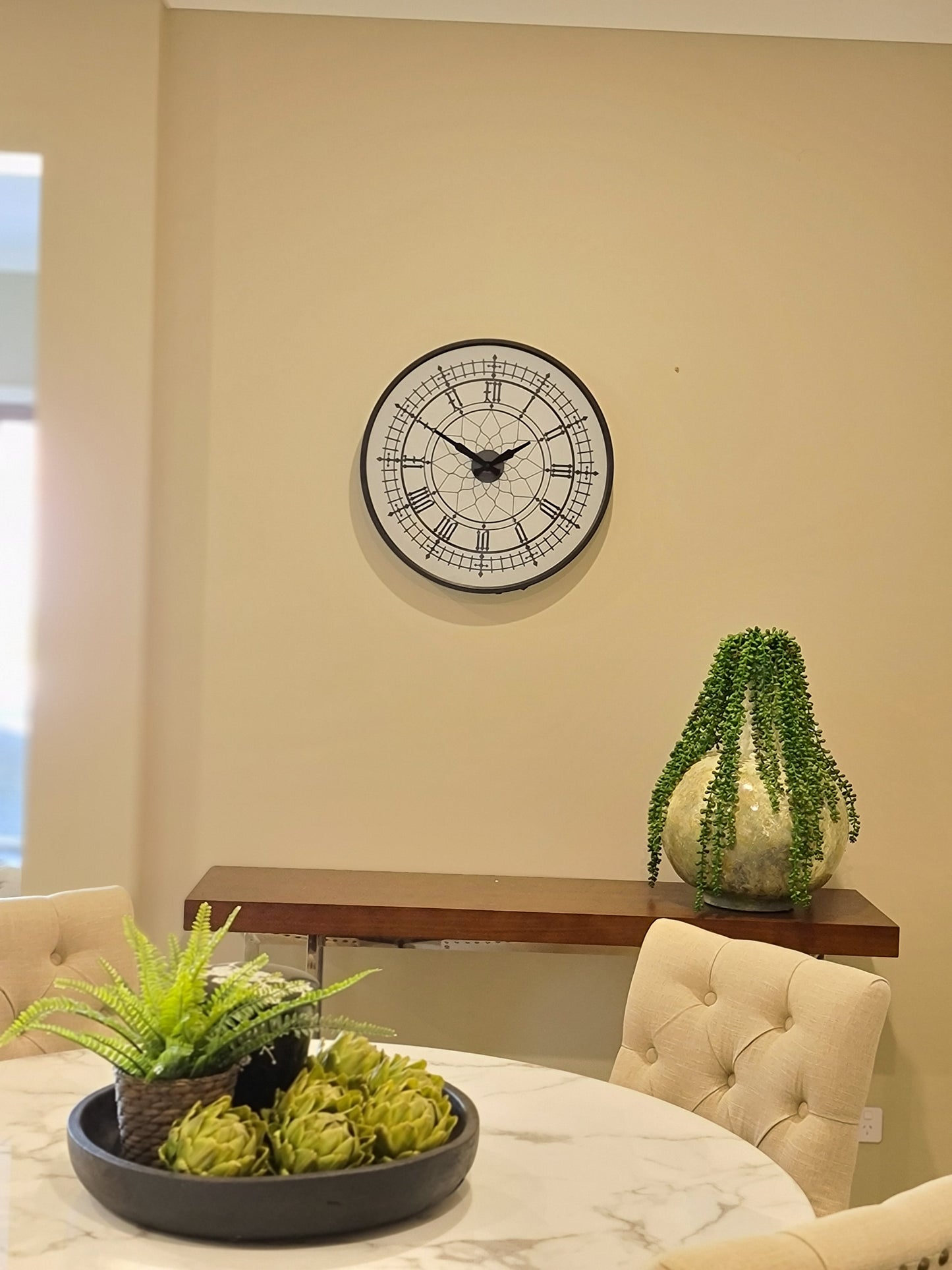 Big Ben 55 Cm Wall Clock With Gold Hands/ Lamp clock