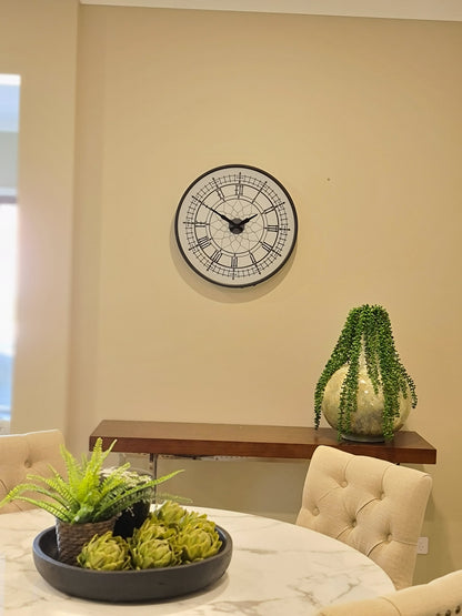 Big Ben 55 Cm Wall Clock With Gold Hands/ Lamp clock