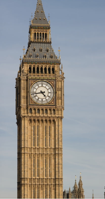 Big Ben 55 Cm Wall Clock With Black Hands/ Lamp clock