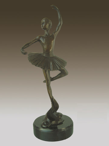 Ballerina Statues Bronze Sculpture Of Young Girl