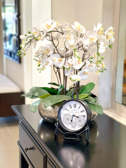 Antoine De Praiteau 23 Cm  Moving Gear Table Clock